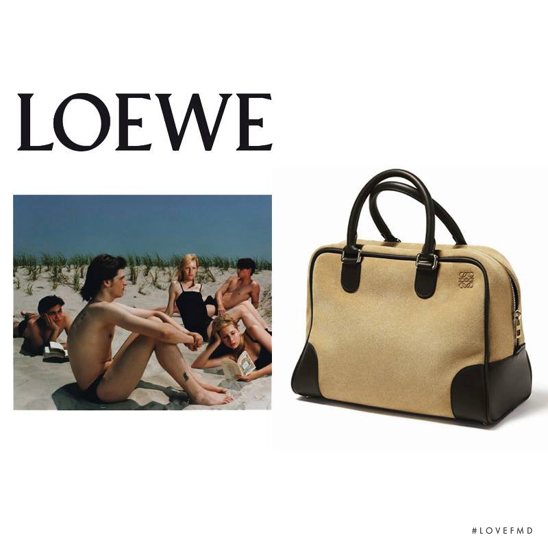 Maggie Rizer featured in  the Loewe advertisement for Autumn/Winter 2014