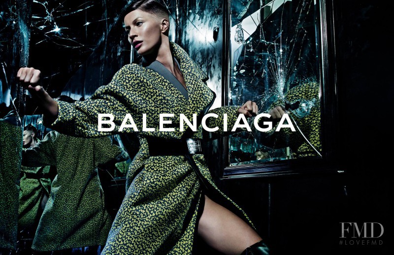 Gisele Bundchen featured in  the Balenciaga advertisement for Autumn/Winter 2014