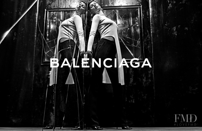 Gisele Bundchen featured in  the Balenciaga advertisement for Autumn/Winter 2014