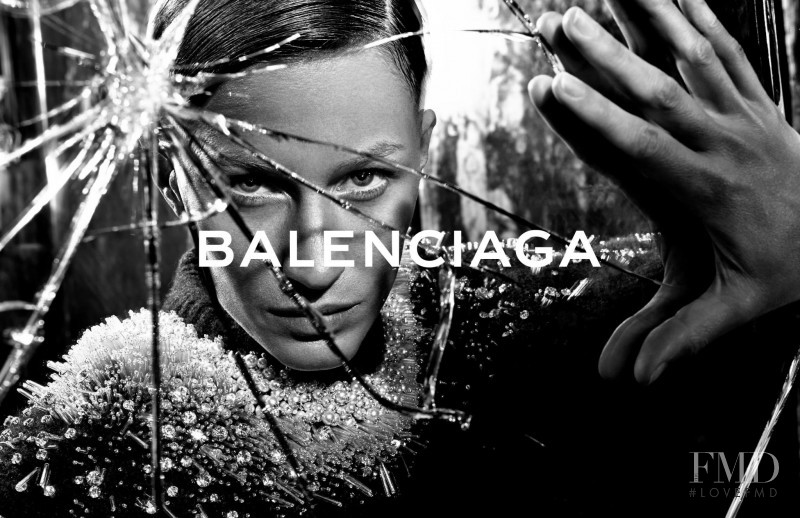 Gisele Bundchen featured in  the Balenciaga advertisement for Autumn/Winter 2014