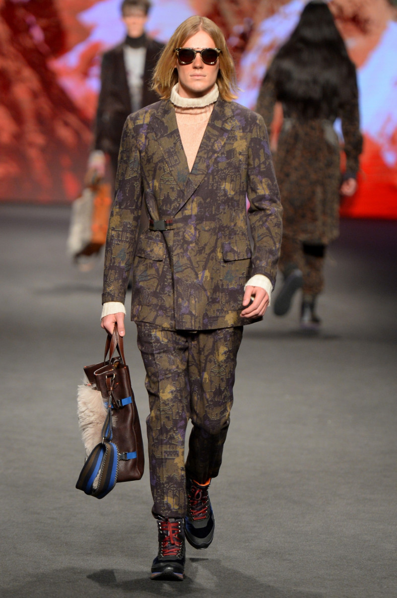 Ton Heukels featured in  the Etro fashion show for Autumn/Winter 2017