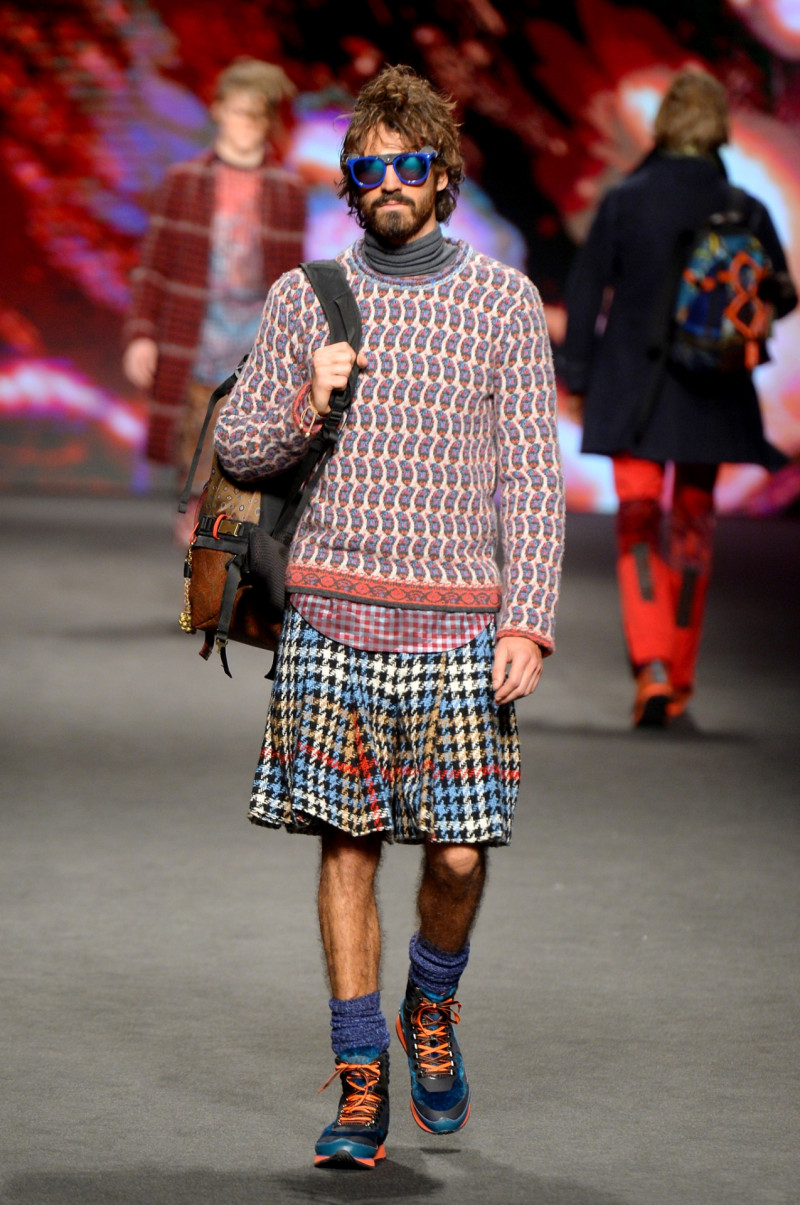 Nuno Marques featured in  the Etro fashion show for Autumn/Winter 2017