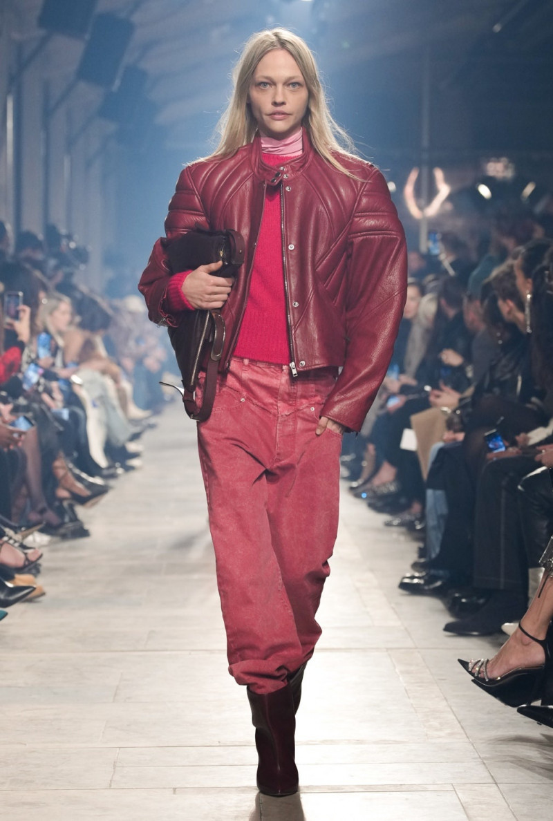 Sasha Pivovarova featured in  the Isabel Marant fashion show for Autumn/Winter 2023