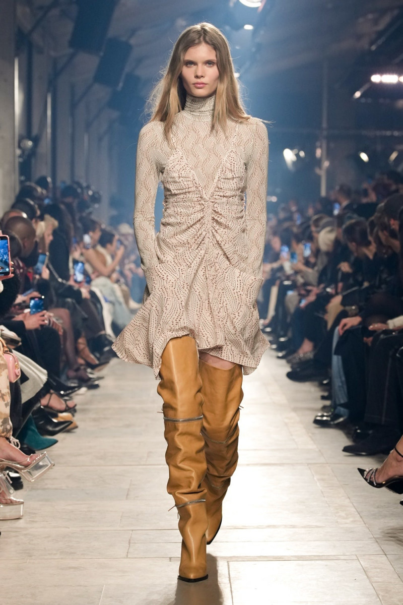 Ida Heiner featured in  the Isabel Marant fashion show for Autumn/Winter 2023