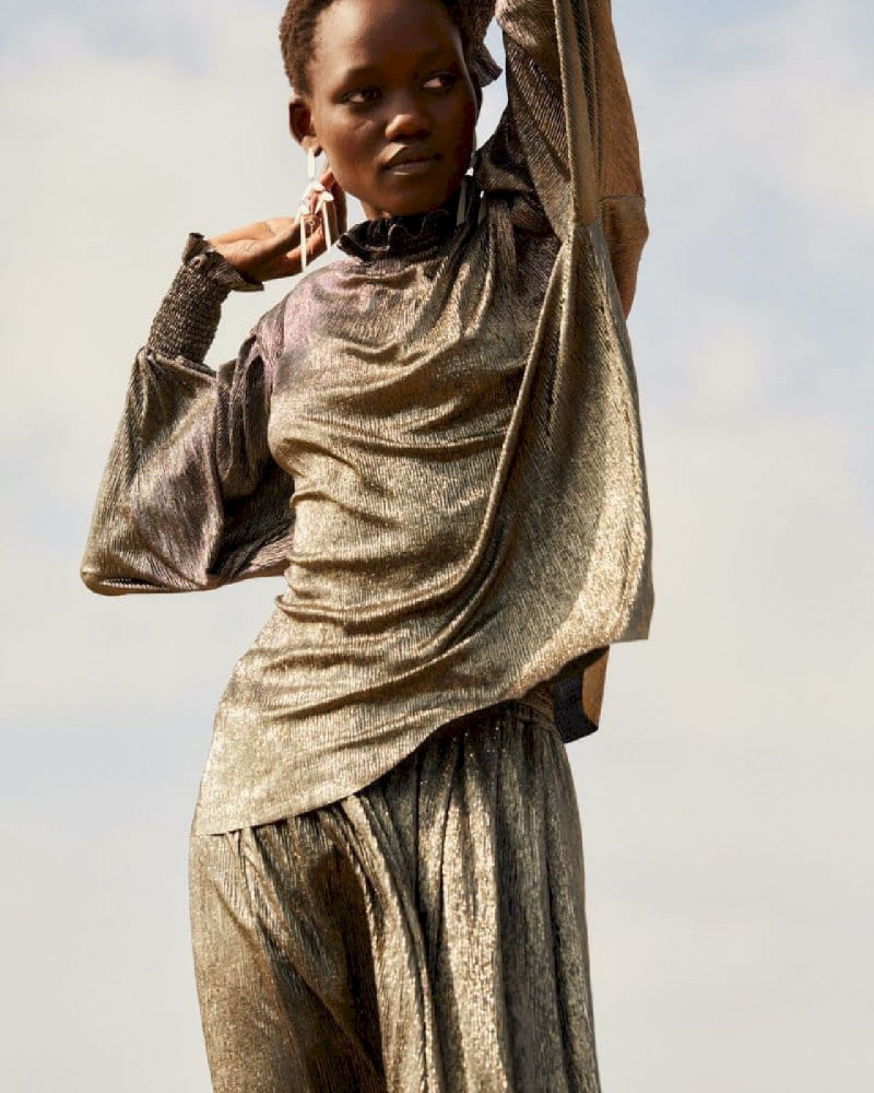 Caren Jepkemei featured in  the Étoile Isabel Marant lookbook for Autumn/Winter 2021