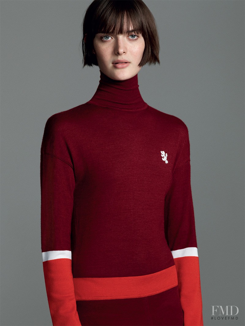 Sam Rollinson featured in  the Pringle of Scotland advertisement for Autumn/Winter 2014