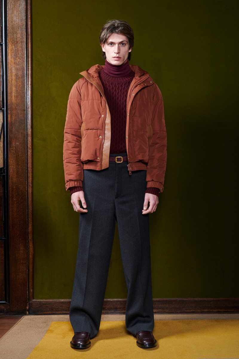 Edoardo Sebastianelli featured in  the Tod\'s lookbook for Autumn/Winter 2020