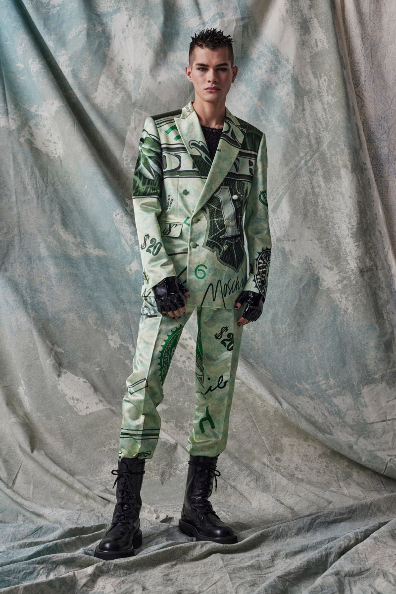 Moschino lookbook for Pre-Fall 2023