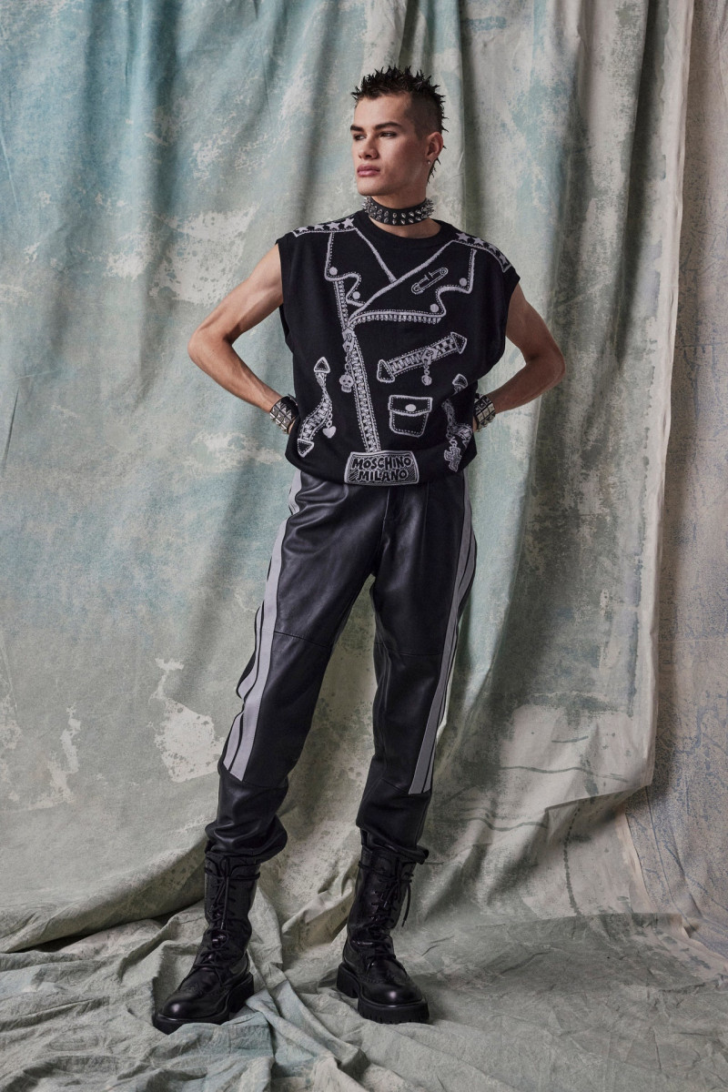 Moschino lookbook for Pre-Fall 2023