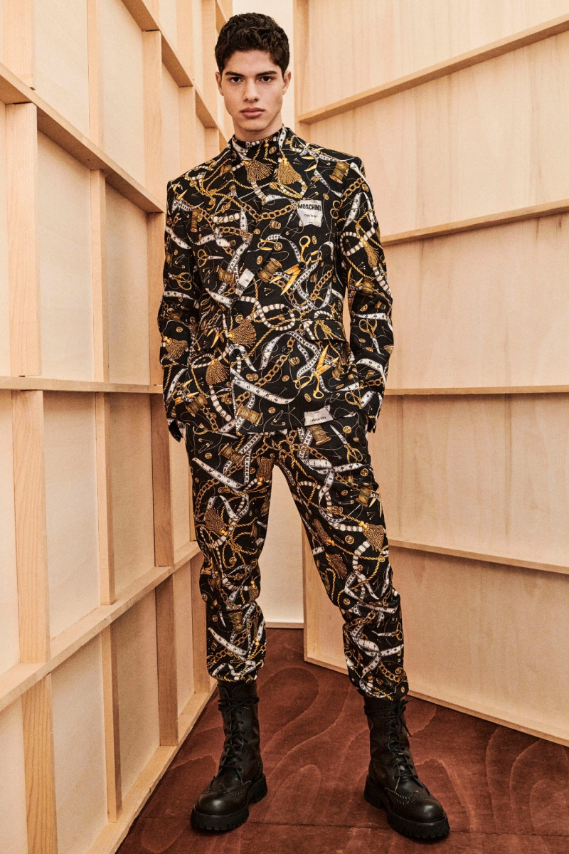 Moschino lookbook for Pre-Fall 2023