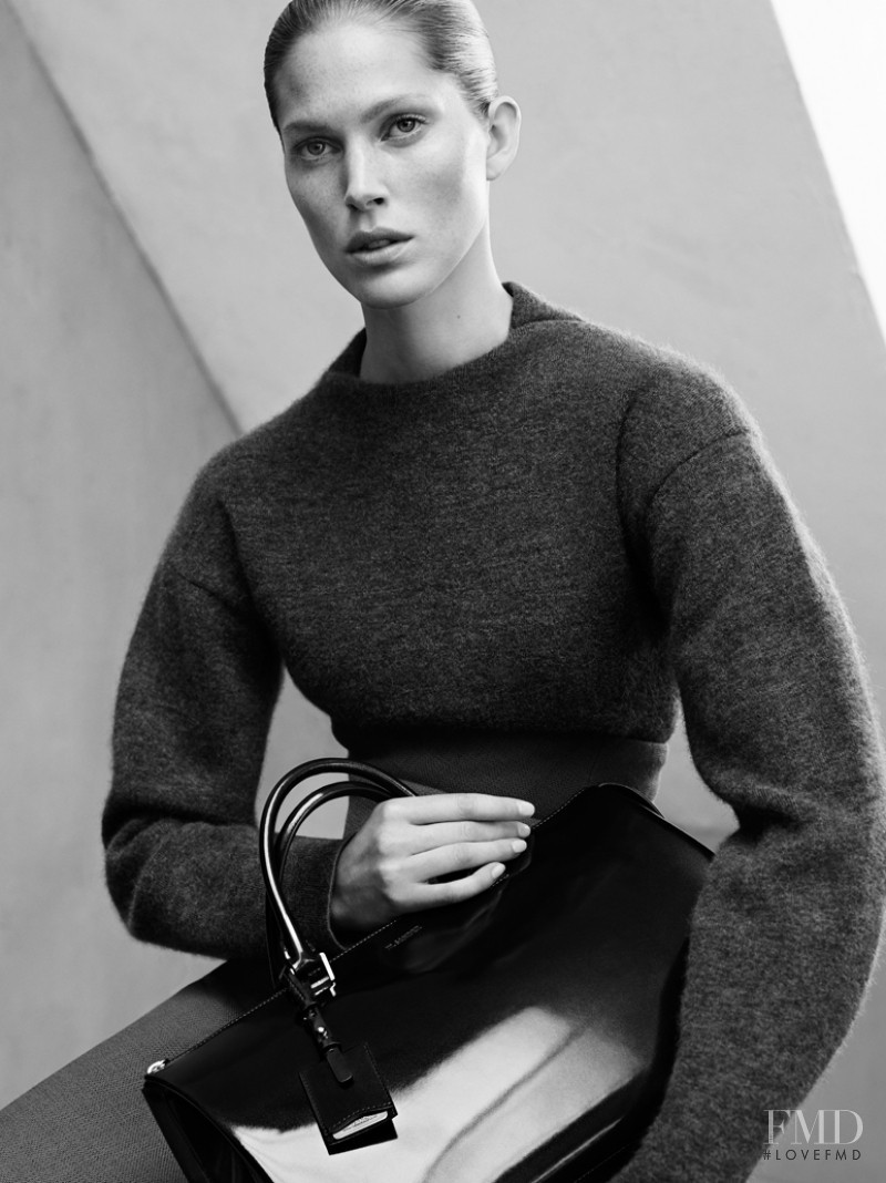 Iselin Steiro featured in  the Jil Sander advertisement for Autumn/Winter 2014