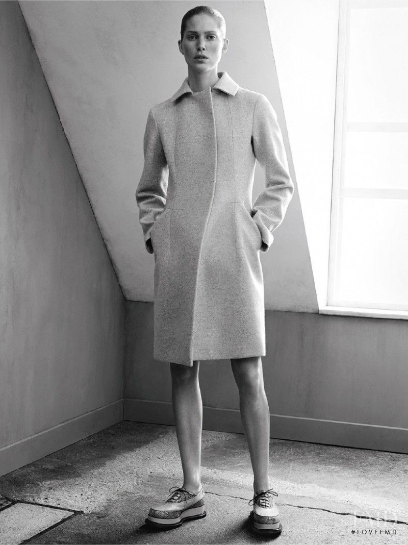 Iselin Steiro featured in  the Jil Sander advertisement for Autumn/Winter 2014