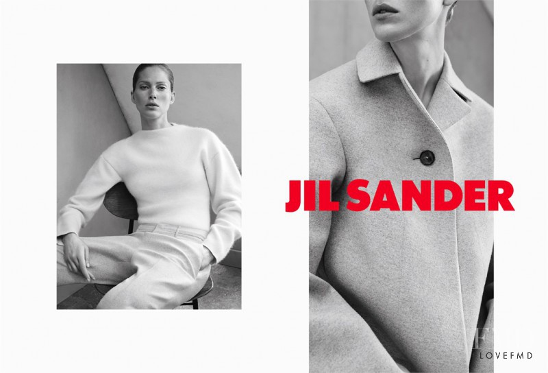 Iselin Steiro featured in  the Jil Sander advertisement for Autumn/Winter 2014