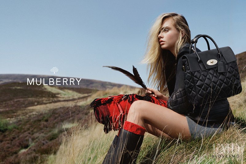 Cara Delevingne featured in  the Mulberry advertisement for Autumn/Winter 2014