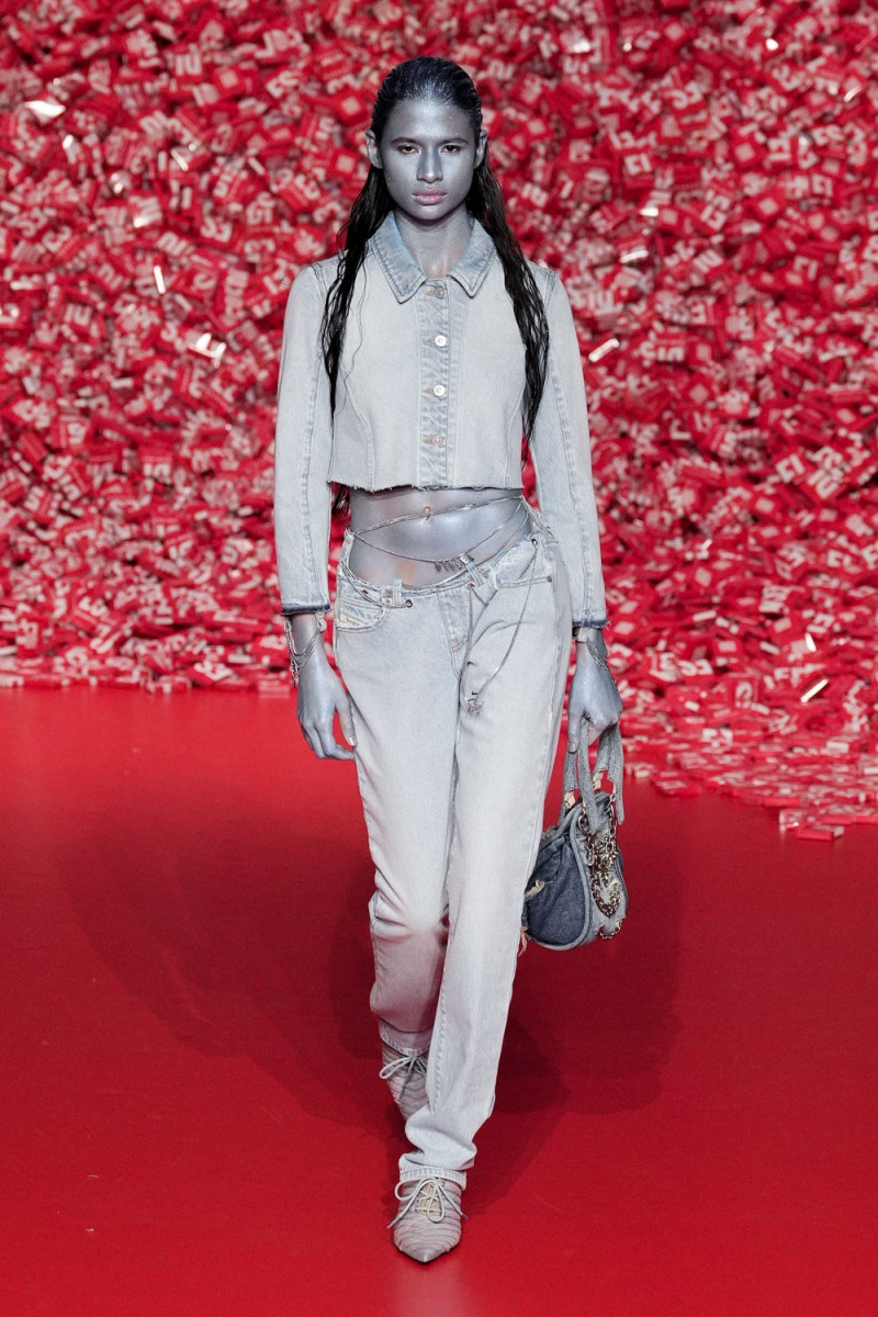 Stephanie Quezada featured in  the Diesel fashion show for Autumn/Winter 2023