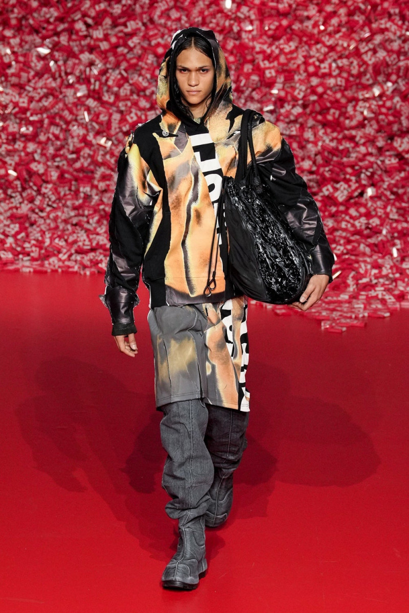 Javier Alcantara featured in  the Diesel fashion show for Autumn/Winter 2023