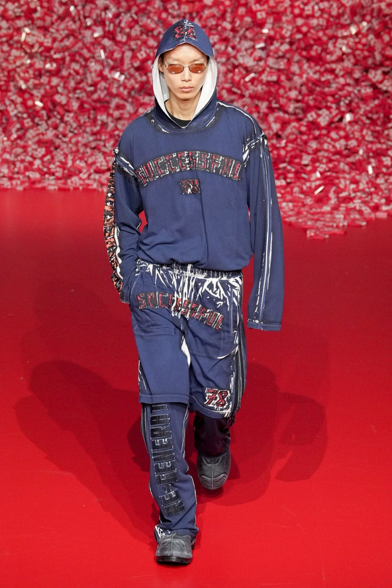 Xu Meen featured in  the Diesel fashion show for Autumn/Winter 2023