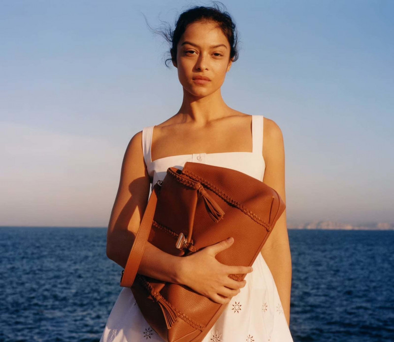 Devyn Garcia featured in  the Chloe Bags advertisement for Spring/Summer 2023