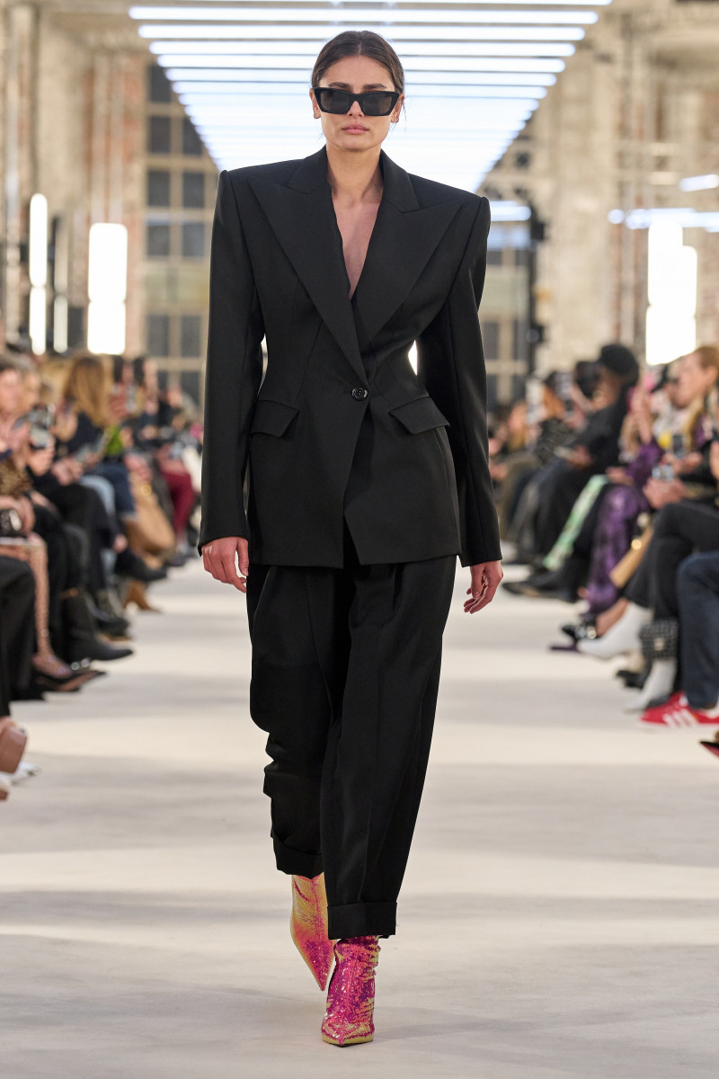 Taylor Hill featured in  the Alexandre Vauthier fashion show for Spring/Summer 2023