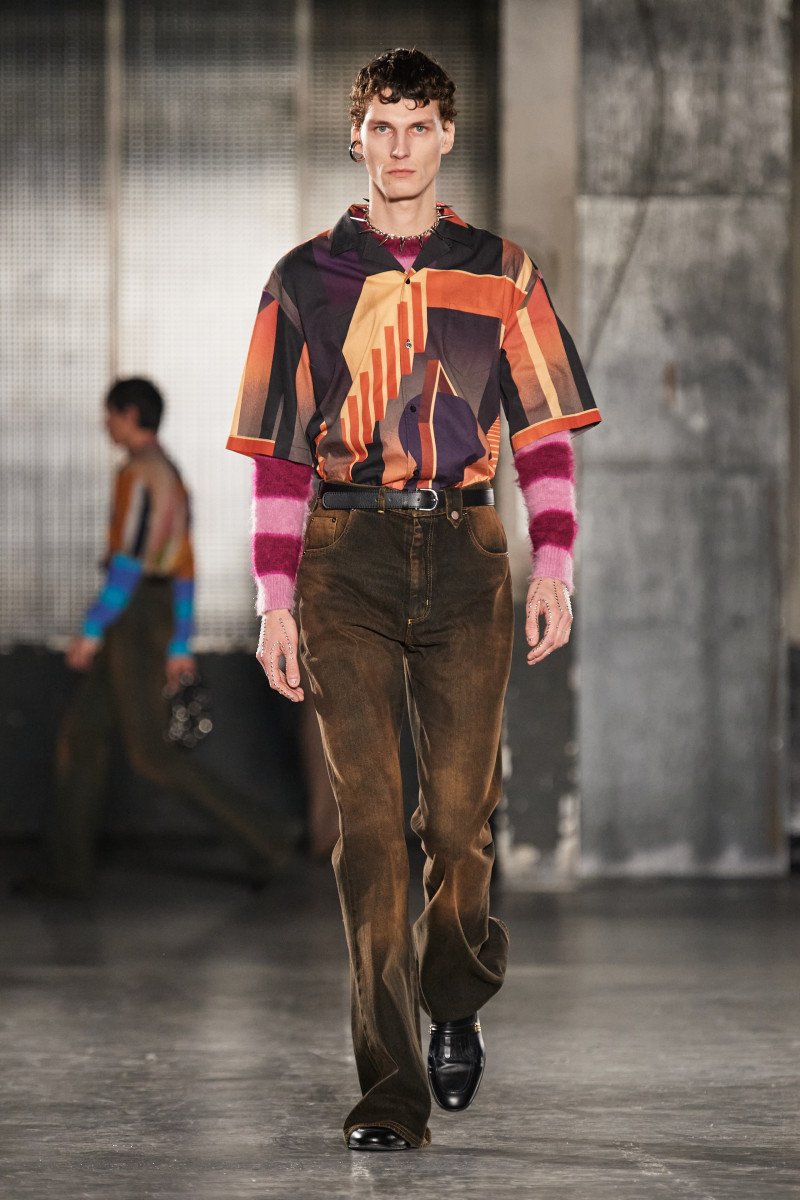 Matthieu Villot featured in  the Egonlab fashion show for Autumn/Winter 2023