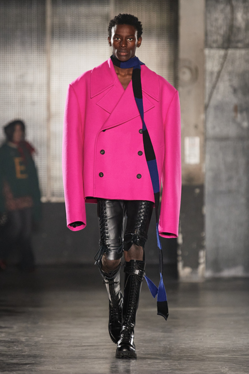 Adamu Bulus featured in  the Egonlab fashion show for Autumn/Winter 2023