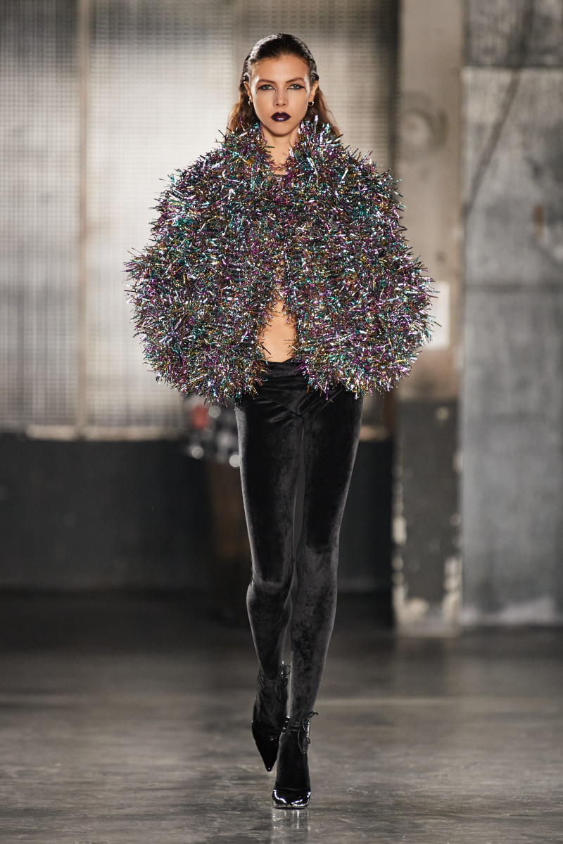 Lea Julian featured in  the Egonlab fashion show for Autumn/Winter 2023