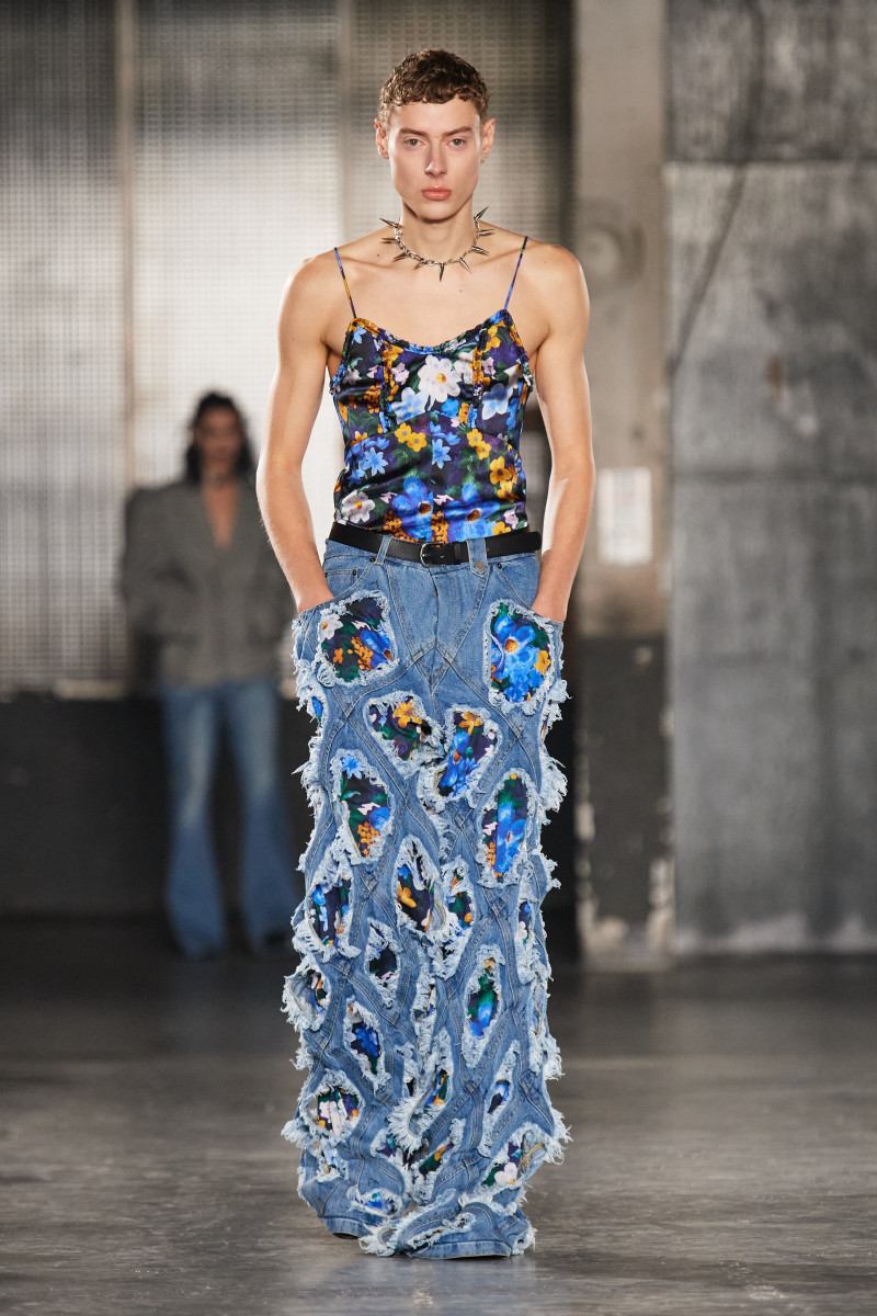 Callum Heslop featured in  the Egonlab fashion show for Autumn/Winter 2023