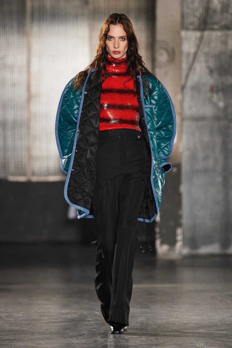 Margo Whitley featured in  the Egonlab fashion show for Autumn/Winter 2023