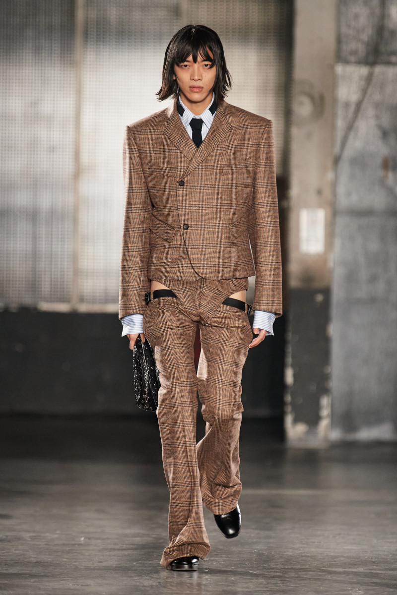 Akito Mizutani featured in  the Egonlab fashion show for Autumn/Winter 2023