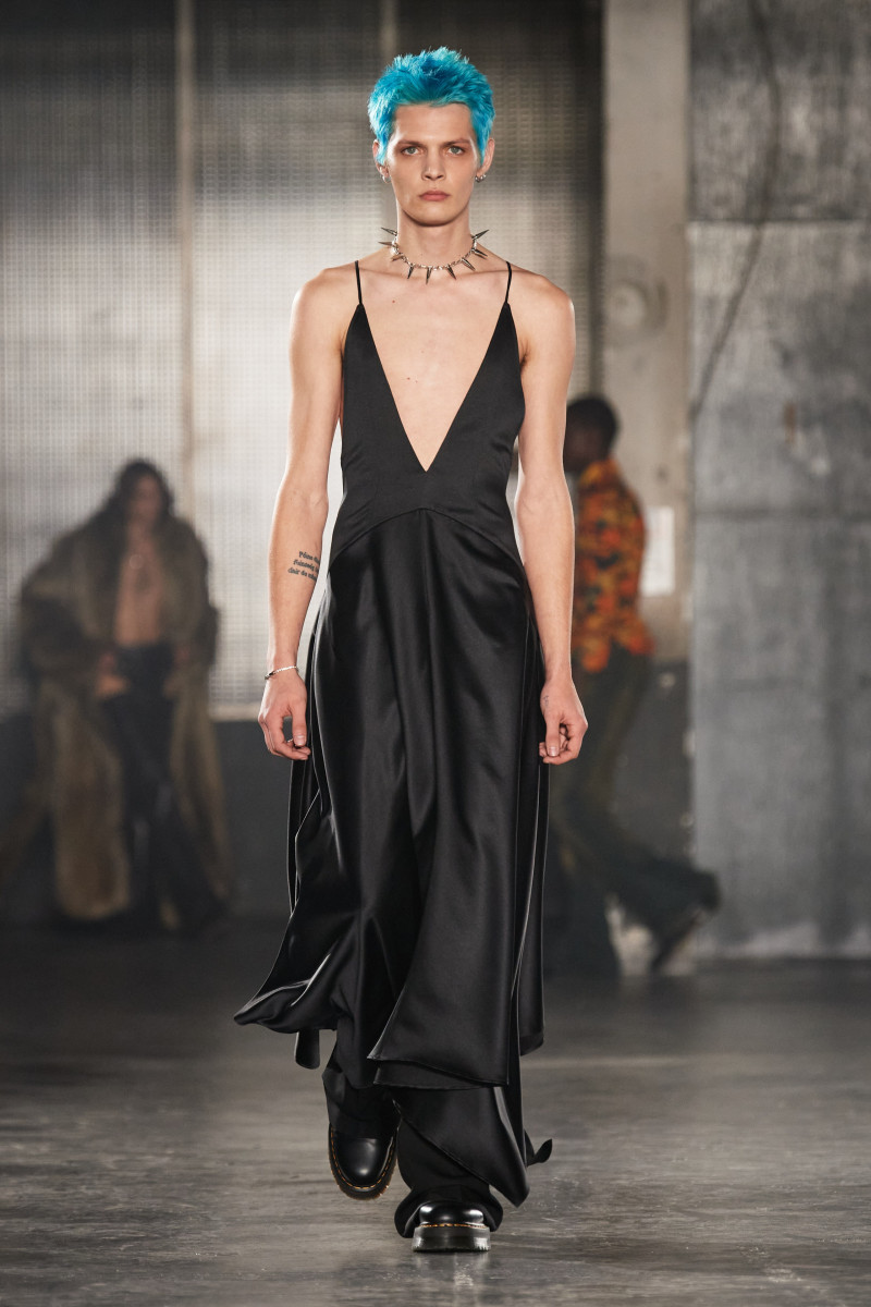 Lucas Dermont featured in  the Egonlab fashion show for Autumn/Winter 2023