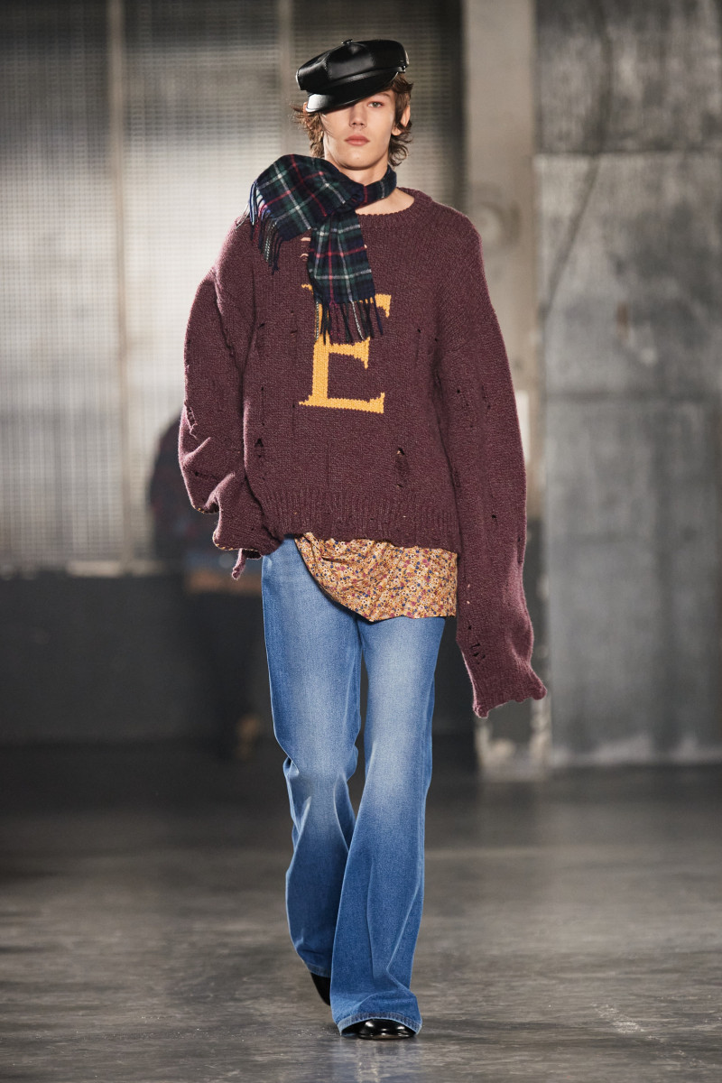 Jan Krivdic featured in  the Egonlab fashion show for Autumn/Winter 2023