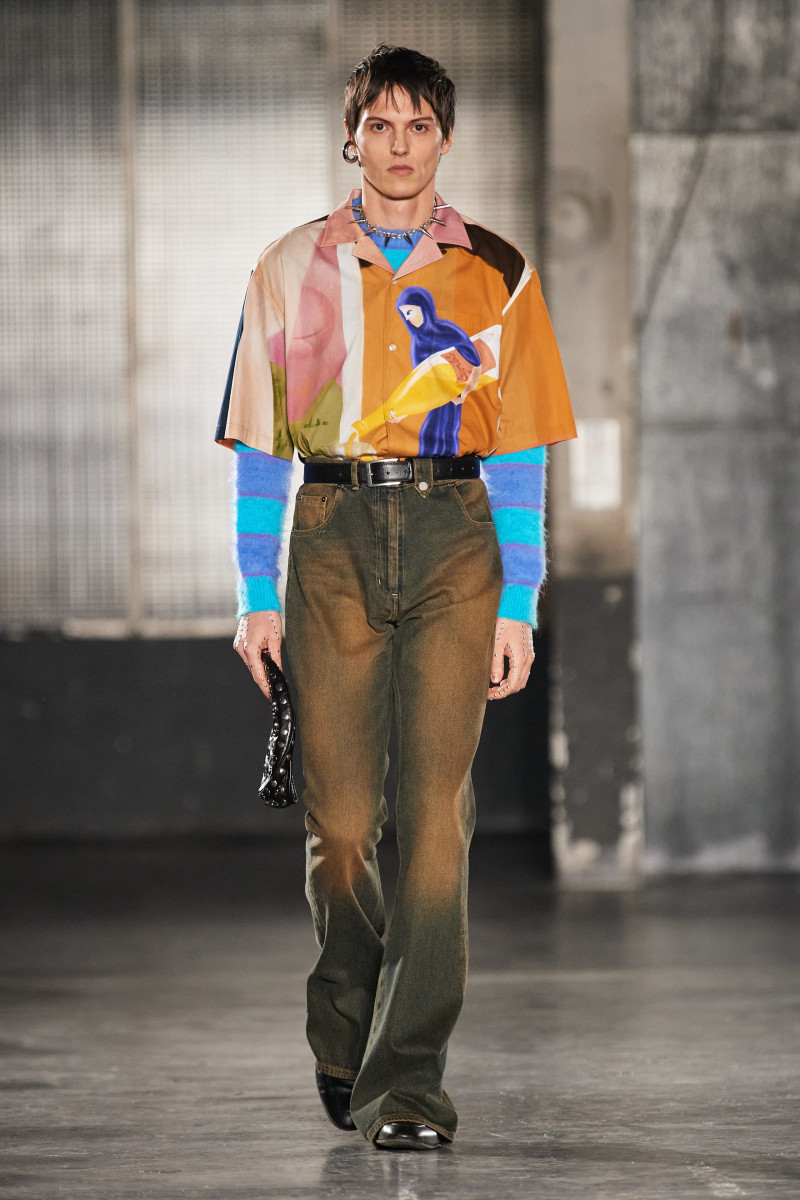 Joseph Signoret featured in  the Egonlab fashion show for Autumn/Winter 2023