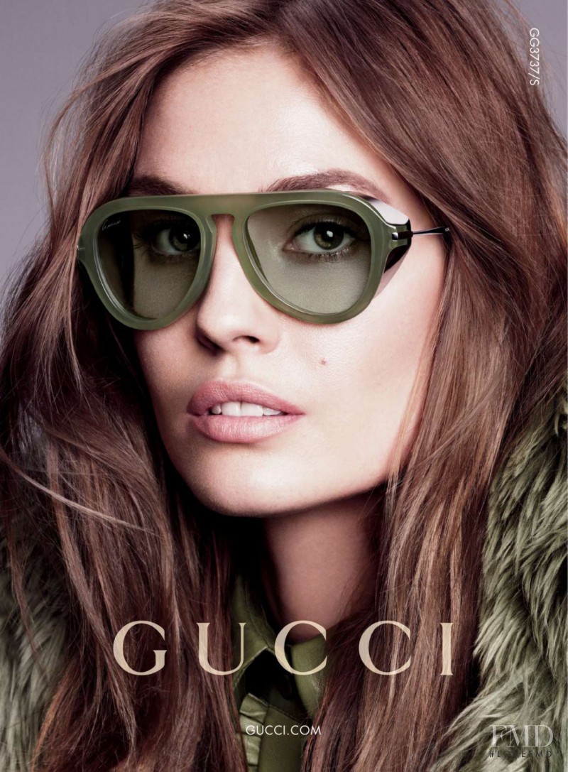 Nadja Bender featured in  the Gucci advertisement for Autumn/Winter 2014
