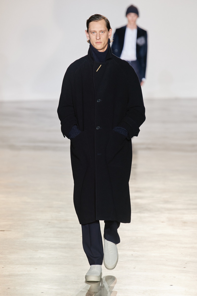 Rogier Bosschaart featured in  the Officine Generale fashion show for Autumn/Winter 2023