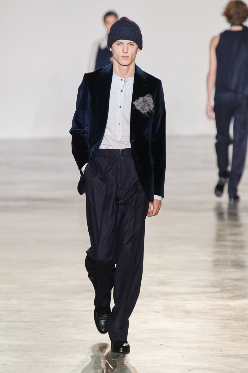 Joseph Signoret featured in  the Officine Generale fashion show for Autumn/Winter 2023