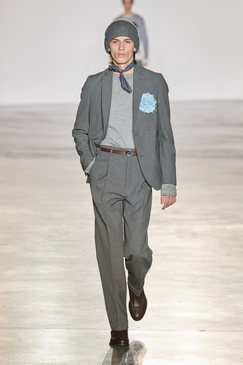 Kaplan Hani featured in  the Officine Generale fashion show for Autumn/Winter 2023