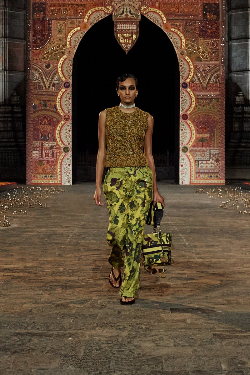 Sofia Subramaniam featured in  the Christian Dior fashion show for Pre-Fall 2023