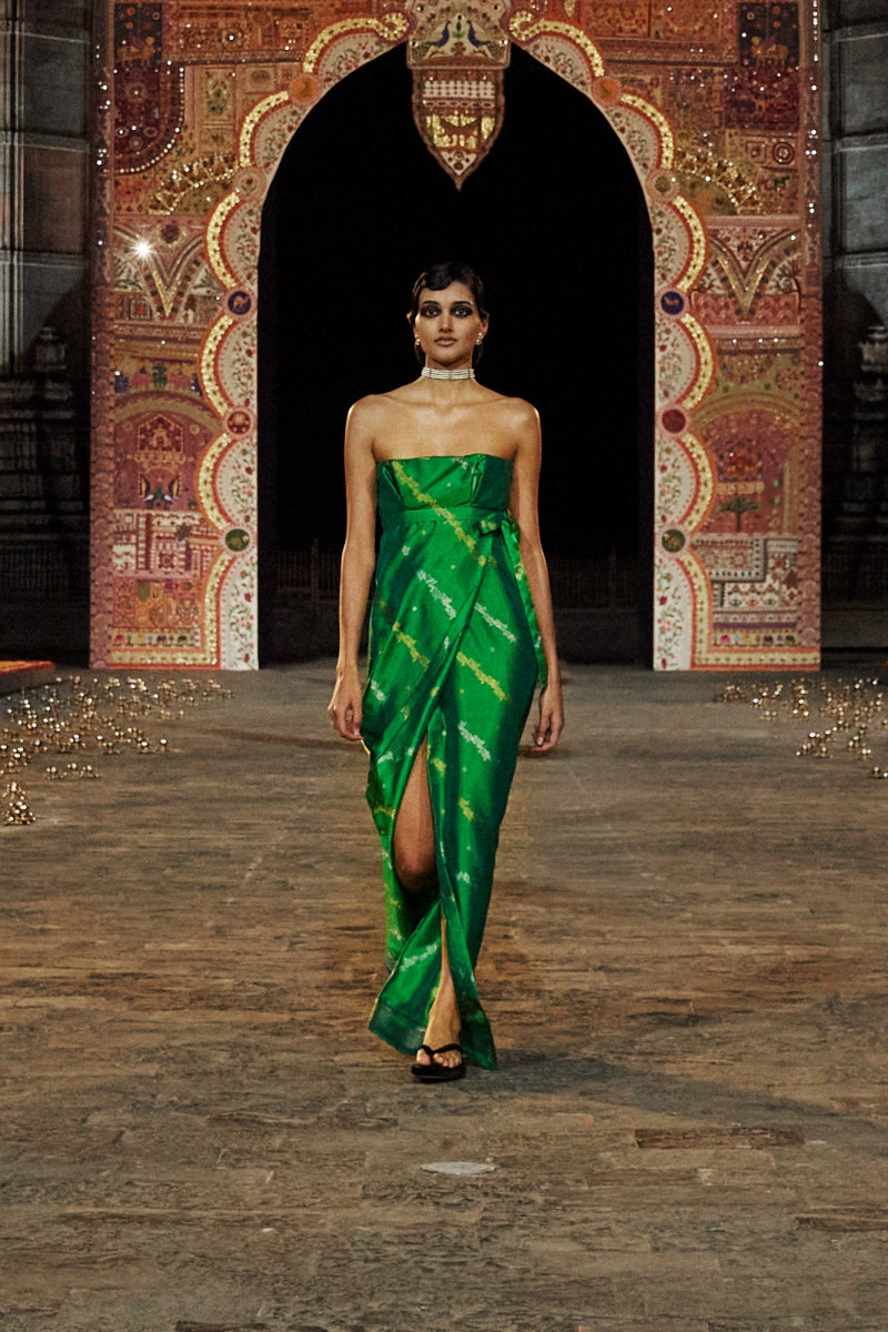 Neelam Johal Gill featured in  the Christian Dior fashion show for Pre-Fall 2023
