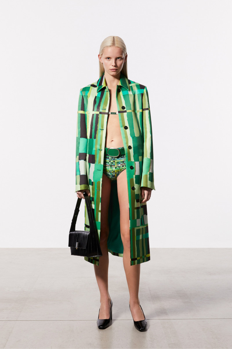 Tara Halliwell featured in  the Salvatore Ferragamo lookbook for Pre-Fall 2023