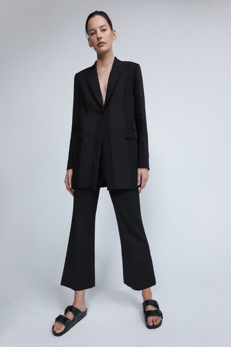 Amanda Murphy featured in  the Nellie Partow lookbook for Pre-Fall 2023