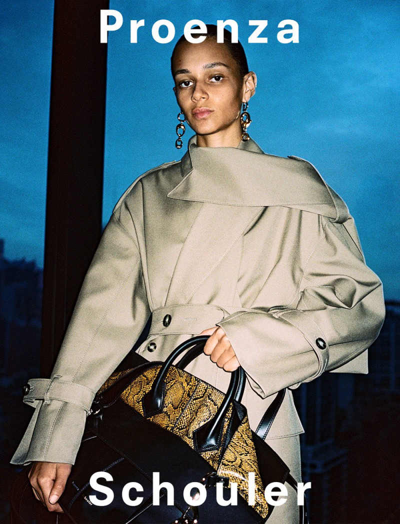 Binx Walton featured in  the Proenza Schouler advertisement for Autumn/Winter 2019