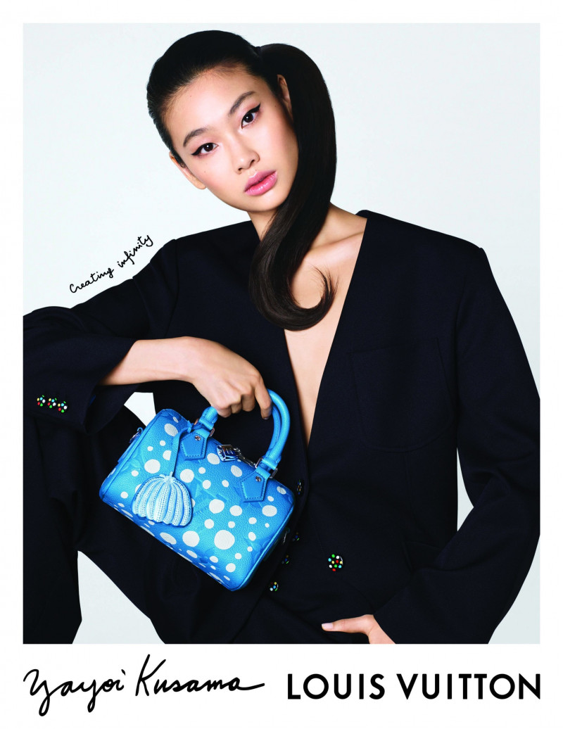 Louis Vuitton X Yayoi Kusama advertisement for Spring/Summer 2023