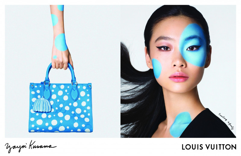 Louis Vuitton X Yayoi Kusama advertisement for Spring/Summer 2023