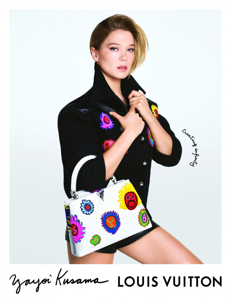 Louis Vuitton X Yayoi Kusama advertisement for Spring/Summer 2023