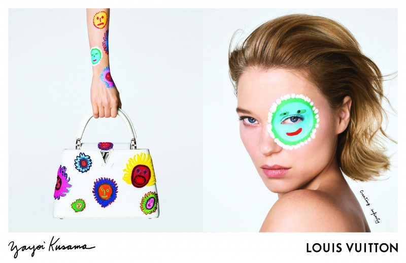 Louis Vuitton X Yayoi Kusama advertisement for Spring/Summer 2023