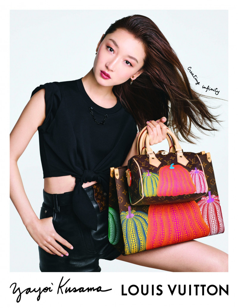 Louis Vuitton X Yayoi Kusama advertisement for Spring/Summer 2023