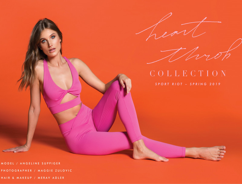 Angeline Suppiger featured in  the Beach Riot advertisement for Autumn/Winter 2019