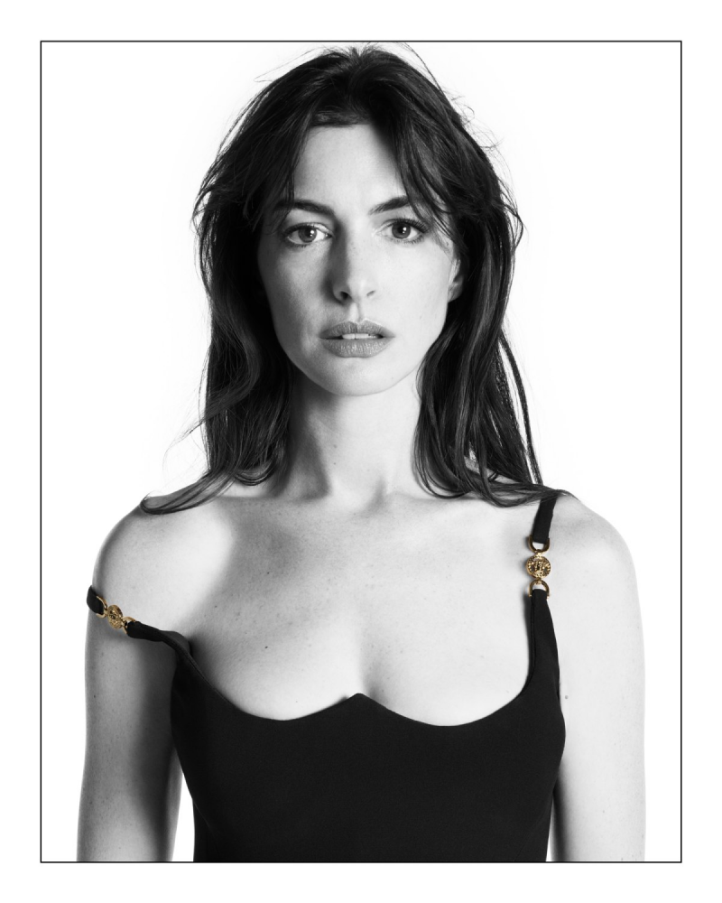 Versace Versace Icons 2023 Campaign Featuring Anne Hathaway & Chris Lee advertisement for Spring/Summer 2023