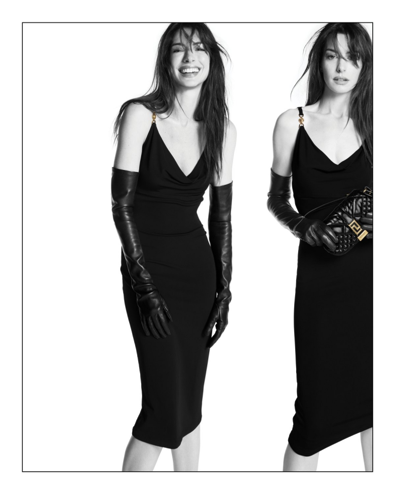 Versace Versace Icons 2023 Campaign Featuring Anne Hathaway & Chris Lee advertisement for Spring/Summer 2023