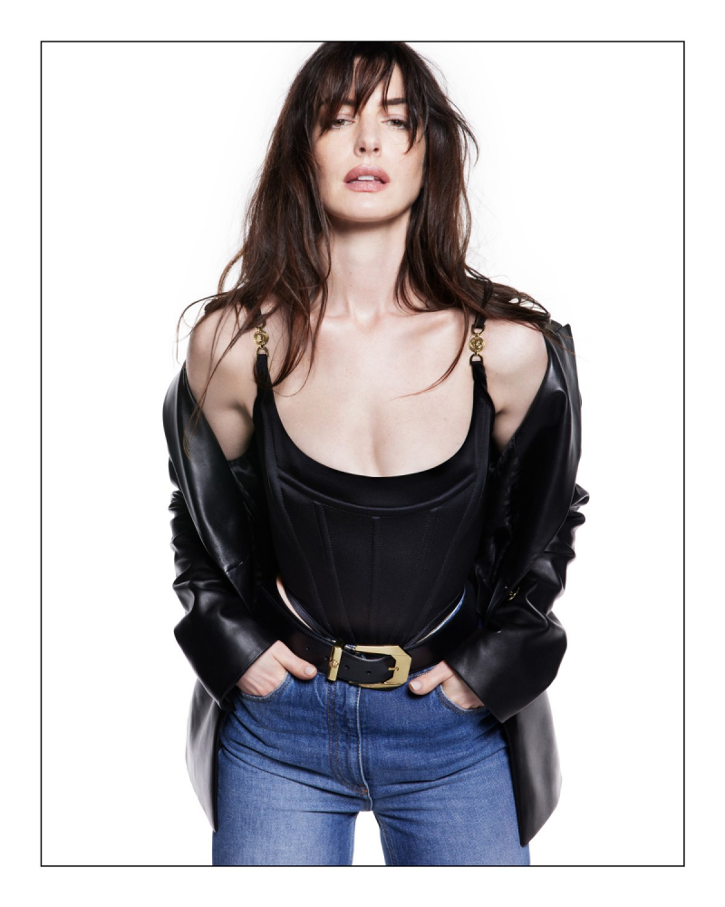 Versace Versace Icons 2023 Campaign Featuring Anne Hathaway & Chris Lee advertisement for Spring/Summer 2023